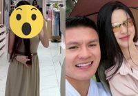 Chu Thanh Huyền lộ vóc dáng thật khi cùng mẹ Quang Hải đi mua sắm, khác xa ảnh tự đăng 