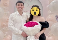  Lộ nhan sắc vợ bầu của Bùi Tiến Dũng, cặp đôi ồn ào nhất làng bóng đá 'gương vỡ lại lành'