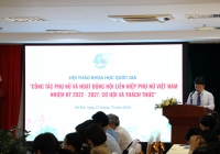 Hội thảo khoa học quốc gia về công tác phụ nữ và hoạt động Hội LHPN Việt Nam nhiệm kỳ 2022-2027