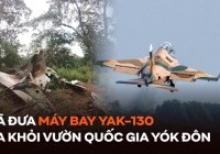 Đã đưa máy bay Yak-130 ra khỏi Vườn Quốc gia Yók Đôn