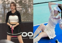 Hai 'em gái' hot nhất làng bóng đá chơi pickleball: Em gái Công Vinh sexy, quyến rũ, nhìn sang em gái Văn Toàn lại càng thu hút hơn