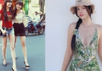 Kỳ Hân - vợ Mạc Hồng Quân tung ảnh thời chưa phẫu thuật thẩm mỹ, chân dài thẳng tắp, vẻ đẹp tự nhiên khiến dân mạng tiếc nuối