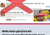 Cảnh báo 'sập bẫy' lừa đảo khi mua bán vé xem chương trình 'Táo quân 2025'