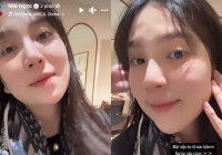 Mặt mộc của Mai Ngọc: Camera dí sát mà sốc trước làn da của mẹ bầu