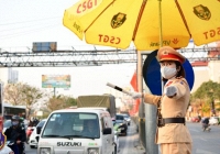 Phân luồng giao thông phục vụ Chương trình nghệ thuật “Rực rỡ Thăng Long”