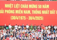 Long trọng Lễ kỷ niệm 50 năm Giải phóng miền Nam, thống nhất đất nước
