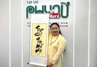 Thư pháp Thanh Trà: Giữ hồn thư pháp truyền thống trong thời hiện đại 