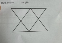 Bài tập đếm tam giác của học sinh tiểu học khiến phụ huynh 'đau đầu', phải đăng lên MXH nhờ giúp đỡ