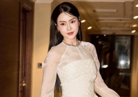 Hoa hậu Kim Thảo diện bà ba trắng nền nã, gây sốt với vai trò Đại sứ hình ảnh Du lịch 