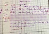 Học sinh tiểu học làm văn về cô giáo, ai ngờ tiết lộ luôn chuyện bác bảo vệ, cô phải hỏi lại: CÓ THẬT KHÔNG?