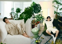 Nhà của thiếu gia Tăng Thuấn Hy: Tổ ấm trắng tối giản, phủ kín cây xanh như một khu vườn chữa lành, ai nhìn cũng muốn dọn về sống chung