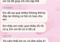 Tin nhắn chất vấn học sinh của 1 cô giáo chủ nhiệm khiến cả MXH tranh cãi: 'Tôi cảm thấy bơ vơ, cô đơn giữa 41 người'