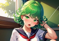 One Punch Man: AI tưởng tượng Tatsumaki là một nữ sinh dễ thương