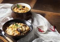 Bún cà ri chay cho mùa thu