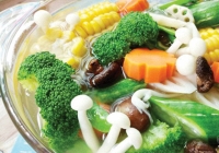 Canh chay rau củ ngũ sắc