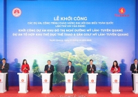 Vingroup khởi công đô thị nghỉ dưỡng suối khoáng và tổ hợp thể dục thể thao Mỹ Lâm - Tuyên Quang