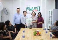 Lãnh đạo Hội Nữ trí thức Việt Nam thăm Văn phòng đại diện Tạp chí Phụ nữ Mới tại TP.HCM 