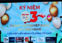 Nghiệp đoàn Xe Công nghệ kỷ niệm 3 năm thành lập: Điểm tựa cho lao động công nghệ