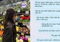 Tin nhắn sao kê tiền đi chợ gây tranh cãi
