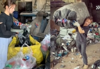 Bất ngờ với thân phận thật của cô gái 26 tuổi thu gom đồng nát kiếm 3 triệu/ngày 