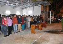 Bắt tạm giam, khám xét nơi ở của 16 đối tượng trong một chuyên án vừa bị triệt phá