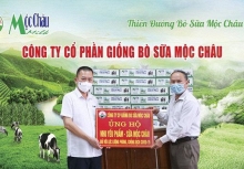 Mộc Châu Milk trao tặng hơn 50.000 sản phẩm sữa tươi tới người dân và lực lượng tuyến đầu phòng chống dịch Covid-19