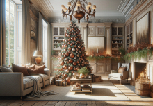 Nâng cấp phong cách trang trí với những kiểu phối màu cây thông Noel