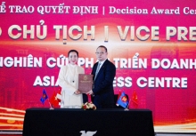 Bổ nhiệm Phó Chủ tịch Trung tâm Nghiên cứu phát triển Doanh nghiệp Châu Á