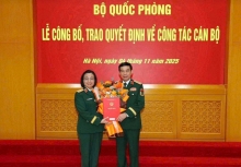 Nữ Phó Giám đốc Bệnh viện Trung ương Quân đội 108 được thăng quân hàm Trung tướng