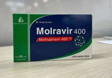 Giá bán thuốc Molnupiravir điều trị Covid-19 thấp nhất 8.675 đồng một viên