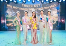 Doanh nhân Lê Thị Hằng Nga đăng quang ngôi vị Á hậu 1 cuộc thi Hoa hậu Doanh nhân Thời đại 2023