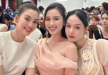 Khoảnh khắc 3 nàng Hoa hậu Việt Nam chung khung hình, nhan sắc ra sao?