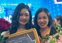 Ca sỹ Ngọc Tú Eira - Giải nhất cuộc thi giọng hát trẻ thanh âm Hà Nội: Từng bị gia đình cản trở khi chọn theo con đường nghệ thuật.