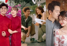 Vựa 'cẩu lương' Vbiz ngày khai xuân: Puka - Gin Tuấn Kiệt sánh đôi tình tứ, 1 cặp đôi vướng nghi vấn phim giả tình thật