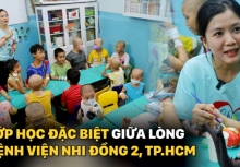 Thương làm sao ánh mắt phụ huynh nhìn con trong 'căn phòng' đặc biệt ở bệnh viện, nơi gác lại nỗi đau những mũi kim tiêm