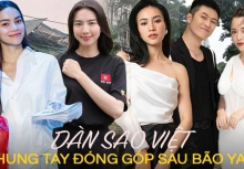 Dàn sao Việt chung tay đóng góp ủng hộ đồng bào khắc phục hậu quả lũ lụt, bão số 3