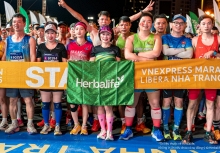   Herbalife Việt Nam đồng hành cùng giải chạy VnExpress Marathon Nha Trang năm thứ tư liên tiếp để khuyến khích tập luyện thể dục thể thao thường xuyên