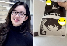 Ly Kute mang thai lần 3