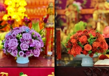 4 lý do bát hoa ngày càng được ưa chuộng hơn bình hoa trên bàn thờ gia tiên