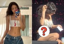 Jennie gây chú ý khi để lộ ngấn mỡ ở hậu trường