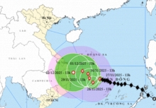 Tin bão số 15 mới nhất: Giật cấp 15, 'đi lòng vòng' trên biển và đảo hướng bất thường