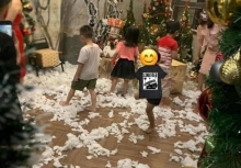 Ngán ngẩm khi nhìn những bức ảnh trẻ phá tan tành khu trang trí Noel của quán cafe: Là 1 bà mẹ 3 con, tôi ủng hộ NO KIDS ZONE