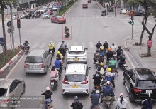 166 chủ xe bị lỗi vượt đèn đỏ ở Hà Nội nhanh chóng nộp phạt nguội theo Nghị định 168