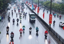 Không khí lạnh tăng cường trở lại ngay ngày đầu tiên của năm mới, miền Bắc mưa to, rét đậm