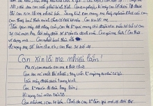 Bức thư xót xa 1 nữ sinh gửi mẹ: 'Mẹ ơi con rất sợ… Con không ăn nổi cơm. Chỉ còn một tia hi vọng mong manh'