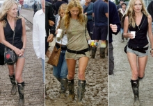 Điều kì diệu gì đã xảy ra khi Kate Moss xỏ chân vào đôi ủng đi mưa?
