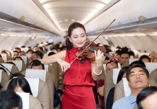 Những hình ảnh chuyến bay đầu tiên của hãng hàng không Sun PhuQuoc Airways