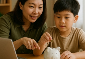 Nuôi con thời AI - Dạy con Quản lý tài chính và Khởi nghiệp mini cùng AI