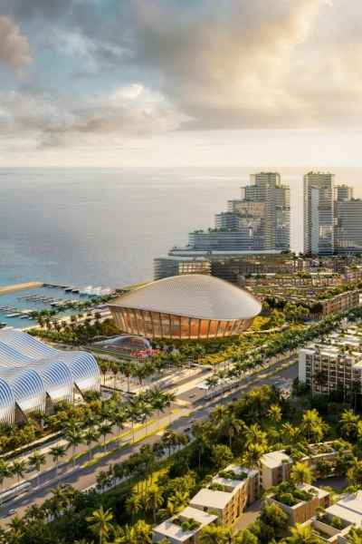 Thi công thần tốc giữa đảo Ngọc: Siêu tổ hợp APEC Phú Quốc dần thành hình