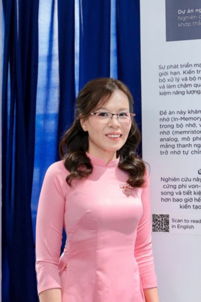 Nữ khoa học gia phát triển linh kiện cho phần cứng AI tiết kiệm năng lượng